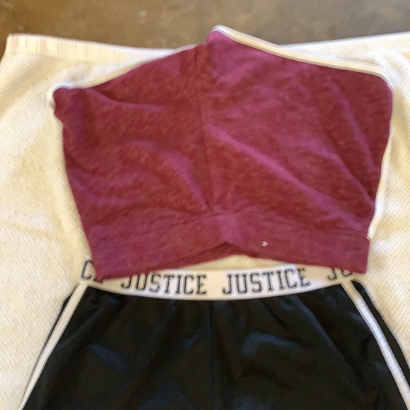 Size 14/16 Two active  justice shorts. - Picture 2 of 3